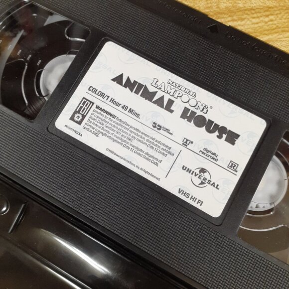 National Lampoons Animal House 1978 Special Edition Clamshell VHS Landis Belushi - Picture 5 of 5